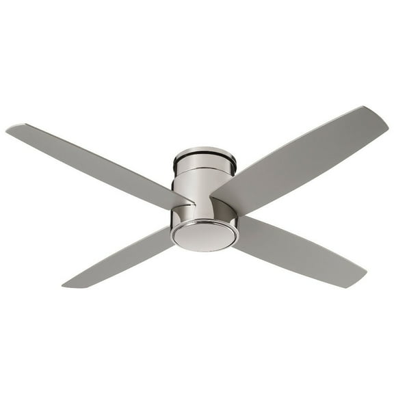 Oxygen Lighting - Oslo Hugger - 52 Inch Ceiling Fan-Polished Nickel Finish
