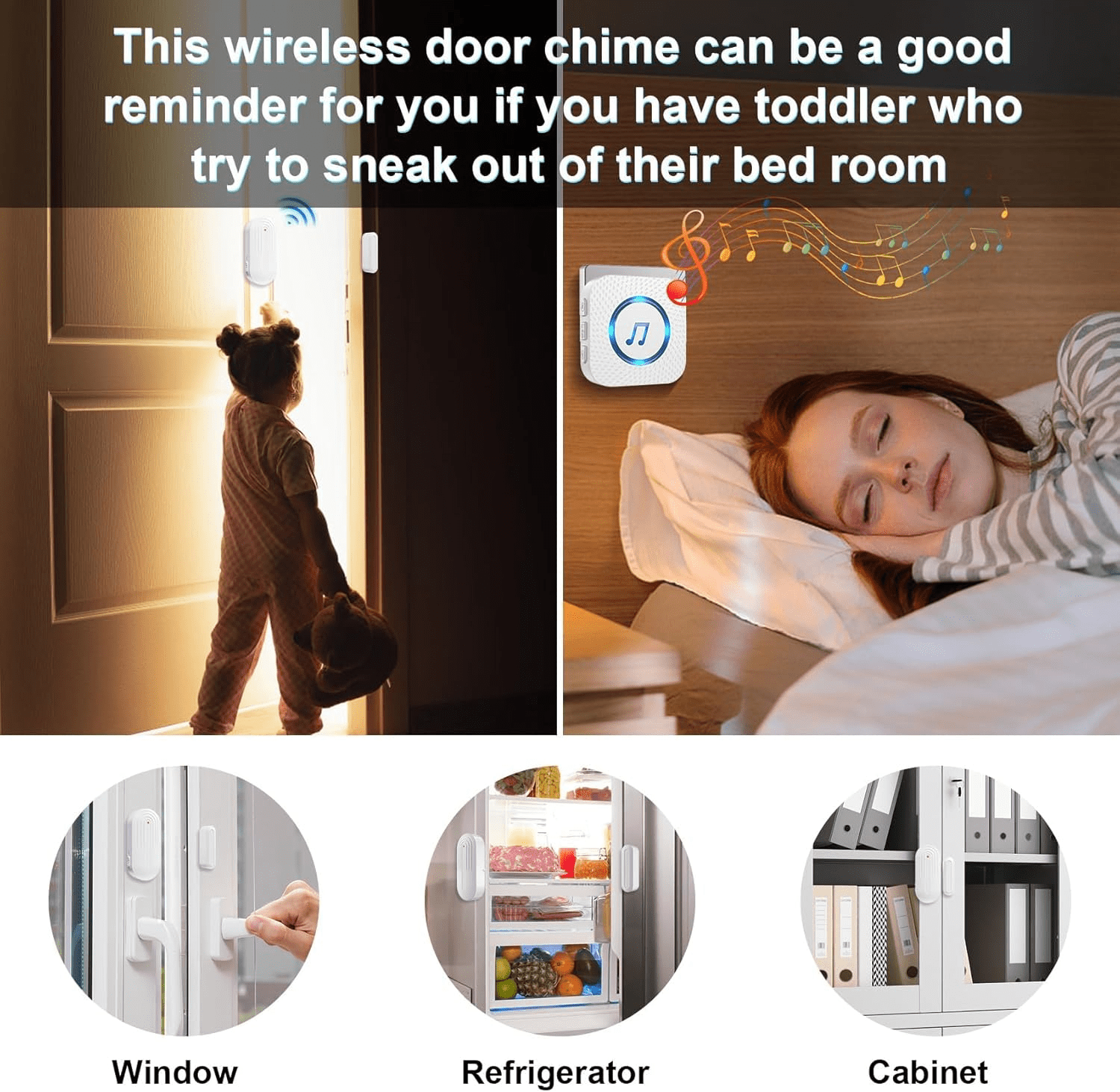 VEAT00L Doorbell Wireless , Doorbell with Chime, Front Door Doorbell