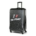 The RollingStones Paint it Black Large CheckIn Hardside Luggage