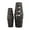 Black Solid Geometric Cylinder S/2 19", 15"H, variant on DecMode 19", 15"H Geometric Black Aluminum Vase, Set of 2