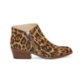 thumbnail image 2 of 1.State Rosita Leather Boot Brown Multi Leopard Low Cut Designer Ankle Booties (Brown Multi, 8.5), 2 of 5