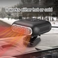 thumbnail image 2 of Portable Electric Car/Truck Heater 12V /24V Heating Fan Defogger Defroster, 2 of 5