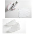 thumbnail image 4 of Bewildely 1 par de zapatos botas para la lluvia cubierta impermeable zapatos de lona cubre zapatos reutilizables Paraguas de lluvia blanco S, 4 of 6