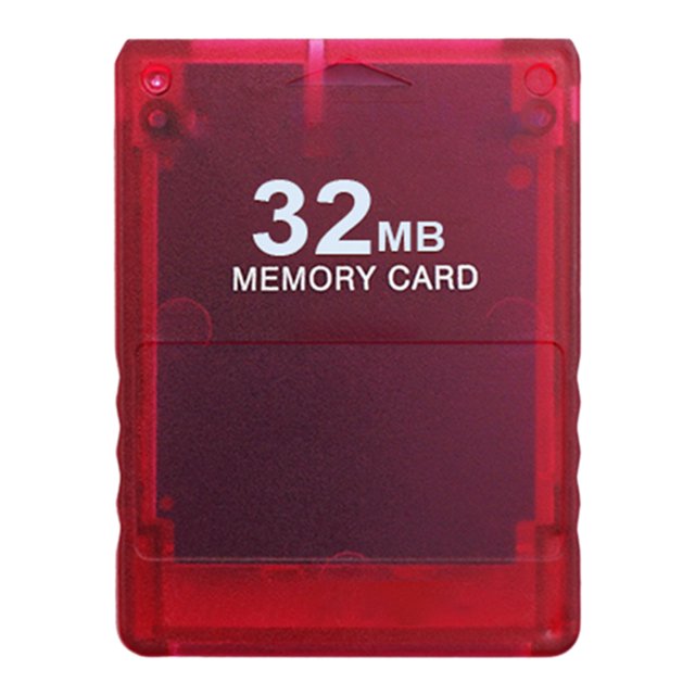 Tarjeta de memoria de juego de 8MB/16MB/32MB/64MB, carcasa transparente para tarjeta de memoria PS2 FMCB