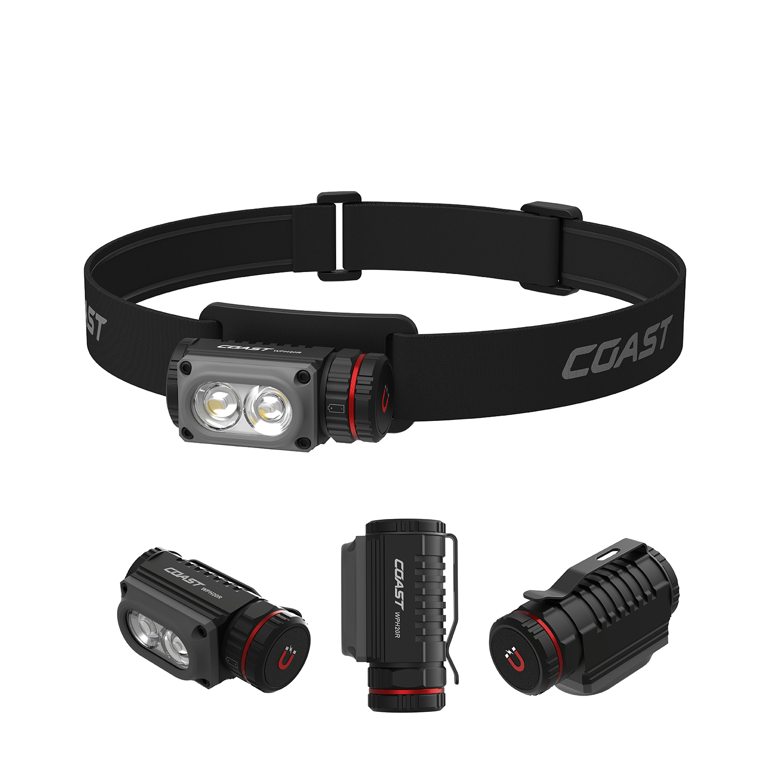 Coast WPH20R 2000 Lumen Rechargeable LED Headlamp