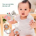 thumbnail image 4 of Toy Baby Rattles  Toy Soft Plush Colorful Bright Color Rattle Newborn Sensory Toy, 4 of 8