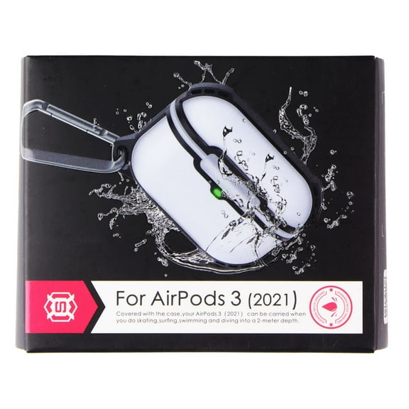 ShellBox Case for Apple AirPods 3 (2021) - Clear / Black