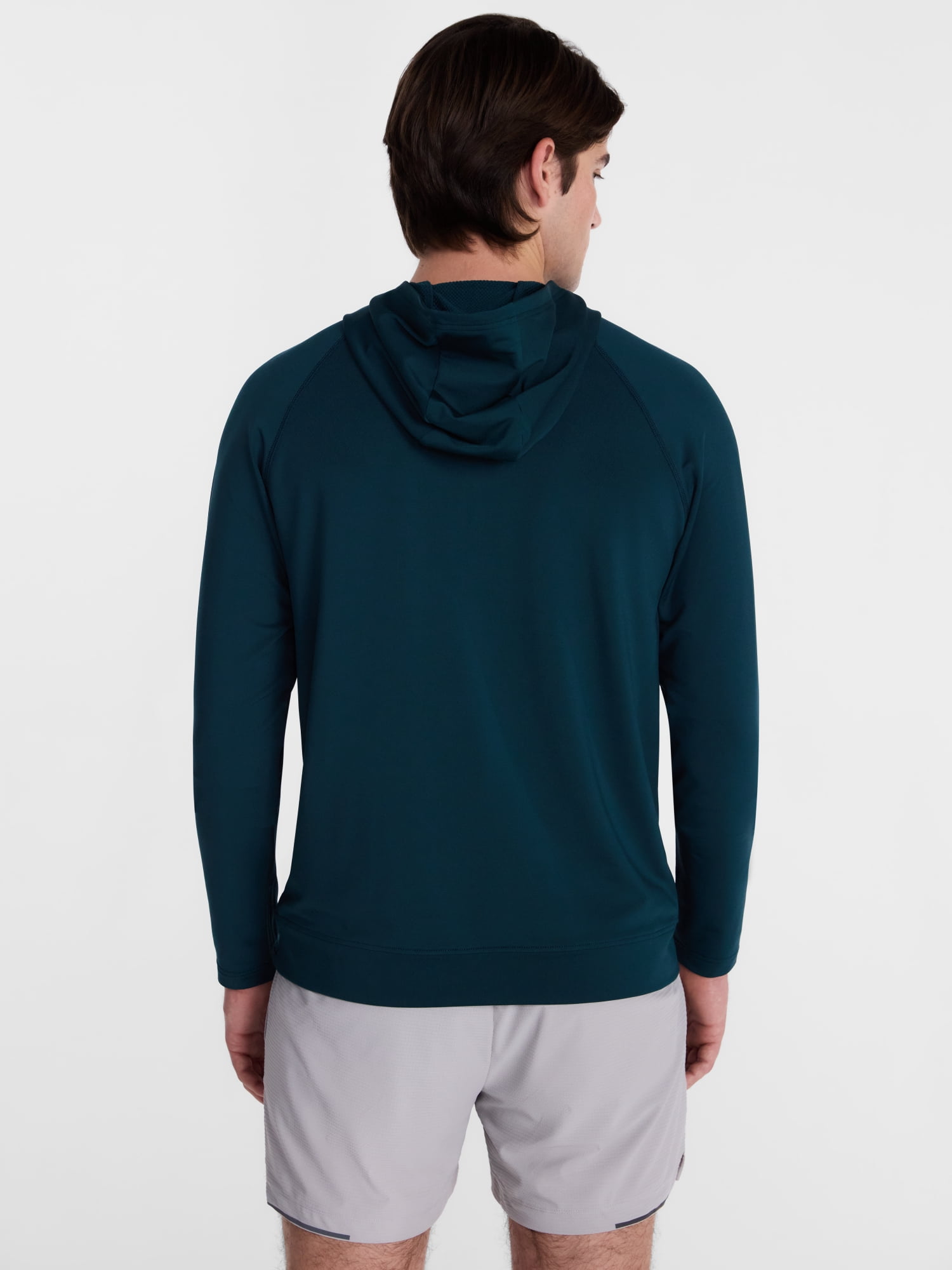 Avia Men's and Big Men's Hooded Half Zip Pullover, Sizes XS-4XLT