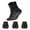 Black, variant on MIUOWANP 5 Pairs Of Self-heating Winter Socks Self-heating To Keep Warm In Winter For Men And Women Camping Fishing Riding