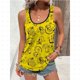 thumbnail image 3 of Camisetas sin mangas de verano para mujer, camisetas sin mangas con estampado de Snoopy, chaleco básico con estampado 3D para mujer, ropa Y2k, 3 of 5