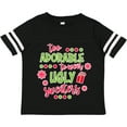 thumbnail image 3 of Inktastic Too Adorable to Wear Ugly Sweaters Boys or Girls Toddler T-Shirt, 3 of 5