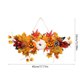 thumbnail image 3 of Halloween Pumpkin Maple Leaf Wreath Autumns Maple Leaf And Mini Pumpkins Hanging With Fall Harvests Wall Hanging For Fireplace Porch And Party, 3 of 5