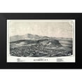 thumbnail image 2 of Burleigh 18x13 Black Modern Framed Museum Art Print Titled - Altamont New York - Burleigh 1889, 2 of 5