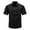 Black, variant on Hvyesh Men's Big and Tall Work Shirt Short Sleeve Casual Button Down Work Tshirt Button Up Wrinkle Free Shirts
