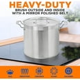thumbnail image 4 of NutriChef 20 Quart Gray Stainless-Steel Cookware Stockpot, 4 of 6