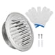 thumbnail image 1 of Rejillas de ventilación redondas Uxcell de 7", cubierta de rejilla de acero inoxidable para salida de aire en cocina y baño, 1 of 6