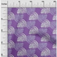 thumbnail image 2 of oneOone Silk Tabby Purple Fabric Ocean Underwater Life Sewing Fabric By The Yard Printed Diy Clothing Sewing Supplies 42 Inch Wide, 2 of 4