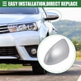 thumbnail image 3 of Unique Bargains 1PC Left Side Mirror Cover Cap for Mazda 3 2010-2011 GS1E691N7A87 Silver Tone, 3 of 7