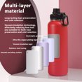 thumbnail image 5 of Arcticwind 40oz/1200ml Stainless Steel 304 Insulated Water Bottle with Handle - Large Capacity Thermal Cup for Outdoor, Travel, Sports, Camping & Hiking, Portable & Leakproof (BPA-Free), Red, 5 of 7