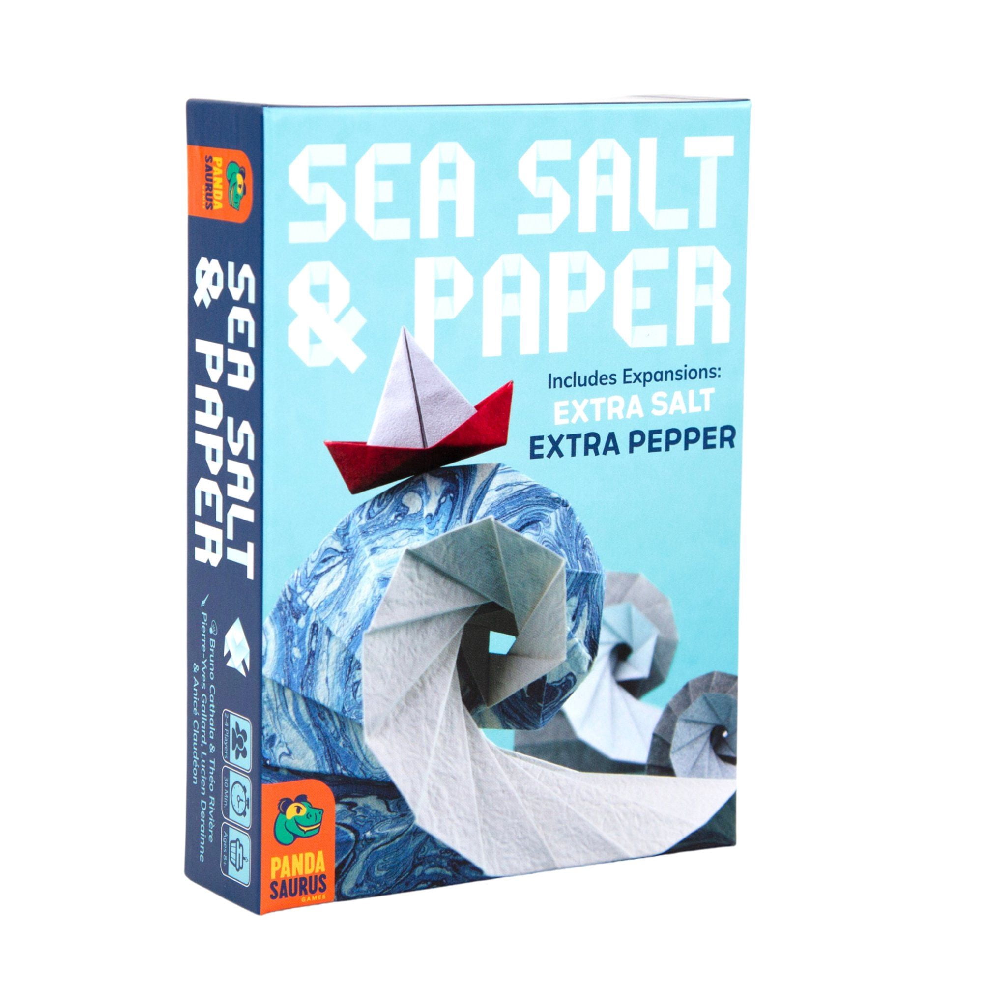 Pandasaurus Sea Salt and Paper + Extra Salt and Pepper Family Strategy Card Game for Ages 8+, from Asmodee (Walmart Exclusive)