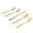 Gold, variant on Godinger 84200 Rail 18-10 Stainless Steel Flatware Set, Satin Fade - 20 Piece