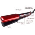 thumbnail image 3 of Electric Ceramic Hair Straightener, Led Display, Adjustable Temperature(red), 3 of 4
