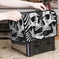 thumbnail image 7 of Pofeuu Psychedelic Skull Illusion Art Print Universal Two Slice Toaster Cover,Dust Cover, Toaster Cover Bread Machine Cover Fits for Most Standard 2 Slice Toasters, 7 of 7