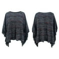 thumbnail image 5 of Elainilye Fashion Women's Shawl Wrap Pullover Cardigan Shawls for Spring Warm Tassel Cape Scarf Shawl Gifts for Women,Black, 5 of 5