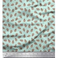 thumbnail image 1 of Soimoi Cotton Jersey Fabric Dot & Pinecone Shirting Print Fabric by The Yard 58 Inch Wide, 1 of 1