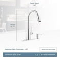 thumbnail image 5 of Moen Nori One-Handle High Arc Pulldown Kitchen Faucet, 5 of 8