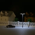 thumbnail image 2 of Mosiee 5 Pcs Modèle Plateforme avec Lampe de Rue Led Z Gauge 1:200-220 Modèle de Chemin de Fer Accessoires de Remplacement, 2 of 8