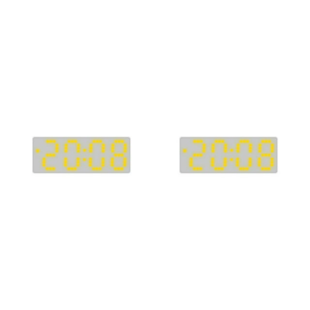 relayinert Colorful Digital Numbers For Easy Reading Large Display Screen Double Placement 8017YellowLight 2Set
