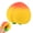 Yellow, variant on Agiufgs Peach Stress Relief Toy, 2.76 Inch, Food-Grade Silicone, Realistic Shape with Air Bubble, Soft and Bouncy for Sensory Relief, Perfect for Office Desk, Study Breaks, and Portable Anxiety Aid