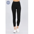 thumbnail image 3 of FashionStream High Waist Seamless Stretch Leggings, Women's Juniors, 3 Pack, 3 of 7