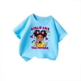 thumbnail image 3 of WOYY Big Girls Graphic T Shirt Cartoon Print Short Sleeve T-Shirt Summer Tee, Sizes 3-14, 3 of 3