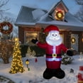 thumbnail image 1 of 4FT Christmas Inflatables Santa Claus LED Lights Christmas Inflatable Decoration Outdoor Blow Up Yard Decoration For Holiday Party Xmas News Year, 1 of 7