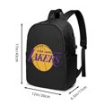 thumbnail image 2 of Mochila deportiva vintage de Los Angeles Lakers para portátil con puerto de carga USB, elegante, impermeable, para viajes, informal, ideal para la universidad, para hombre y mujer, con capacidad para, 2 of 5
