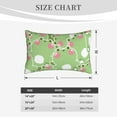 thumbnail image 6 of Balery Cute Frog2 Bedding Queen Pillow Cases - Envelope Closure - Soft Brushed Microfiber Fabric - Shrinkage and Fade Resistant Pillow Cases-16"x24", 6 of 9