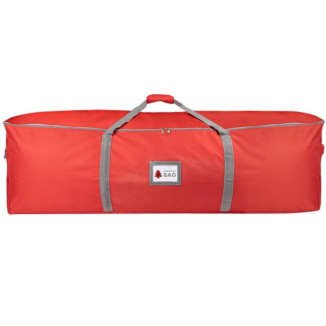 Bolsa de almacenamiento para árbol de Navidad Dadouman, impermeable, Oxford, roja