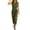 Green, variant on Women’s Sleeveless Zipper Jumpsuits Turn down Collar High Waisted Long Harem Pants Casual Work Romper Solid Color Simple Stylish Straight Leg Jumpsuit with Pockets Black S