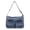 Blue, variant on Women's Denim Crossbody Shoulder Bag, Large Capacity Jean Purse with Multiple Pockets, Adjustable Strap Handbag