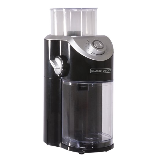 BLACK+DECKER Burr Mill Coffee Grinder, Black, CBM310BD