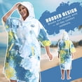 thumbnail image 3 of SAVIOR HEAT Hooded Surf Poncho Towel for Women & Men, Oversized Quick-Dry Microfiber Changing Robe with Pockets, Wearable Beach Cover Up for Swimming, Surfing, Pool, Camping & Travel, 3 of 9