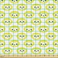 thumbnail image 2 of Ambesonne Yellow Fabric by the Yard Upholstery, Repetitive Lemon Characters, 5 Yards, Mustard Charcoal Grey, 2 of 5