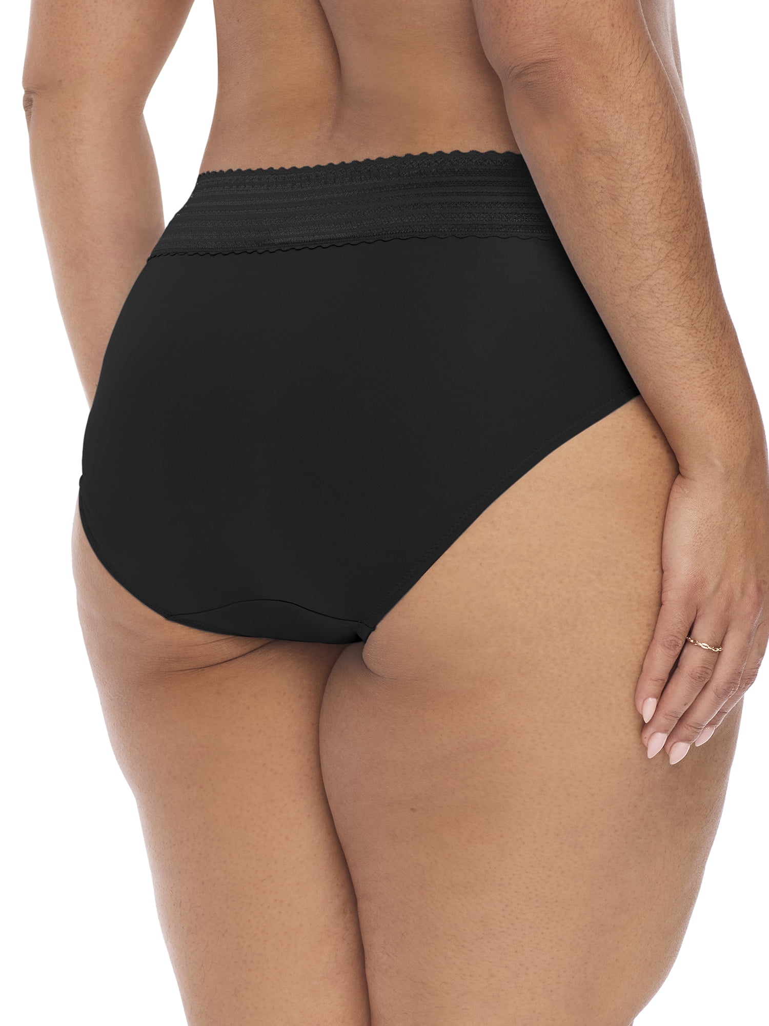 Warners Blissful Benefits Women's Dig-Free Micro Lace Hipster 3-Pack, Sizes S-3XL