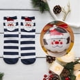thumbnail image 2 of OJJCXA Womens Socks Breathable Casual Thickened Coral Velvet Acrylic Festive Birthday Christmas Socks, 2 of 3