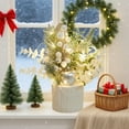 thumbnail image 4 of Christmas Ornaments 2025,Table Top Christmas Tree Small Christmas Tree,Artificial Little Potted Mini Tabletop Tree Christmas Decorations, for Wedding Holiday Indoor Xmas Party Winter Decor (4PC), 4 of 6