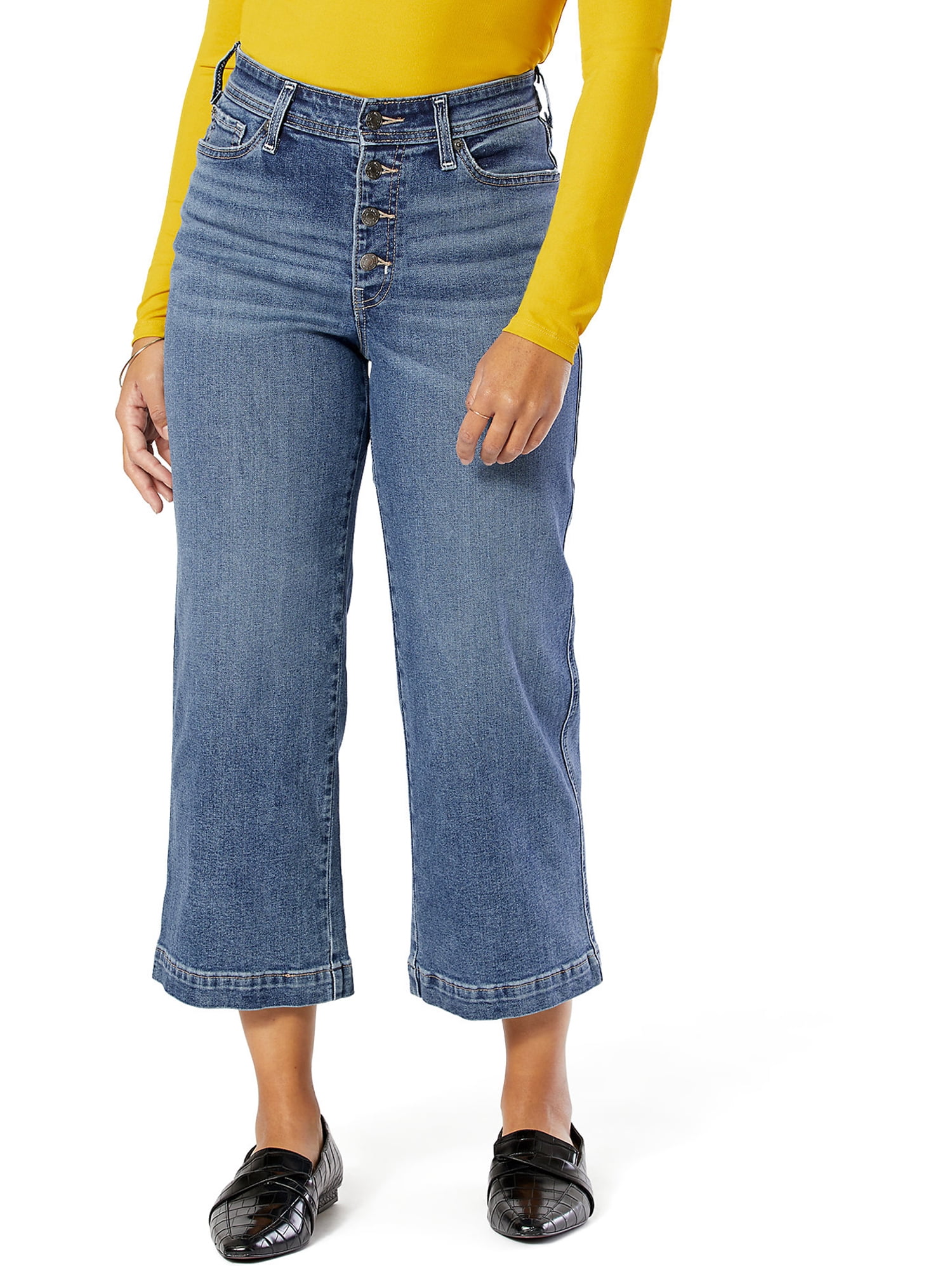 Top 57+ imagen levi's cropped wide leg jeans - Thptnganamst.edu.vn