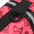 thumbnail image 2 of Adjustable Dog Life Vest High Flotation Pet Safety Jacket with Bone Pattern High Visibility Dog Safety Vest Rose Red Large 12.60 inches / 32 cm, 2 of 9