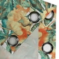 thumbnail image 4 of Ambesonne Floral Grommet Curtain, Nature Passiflora Artwork, 50"x96", Teal Pale Yellow Orange, 4 of 5